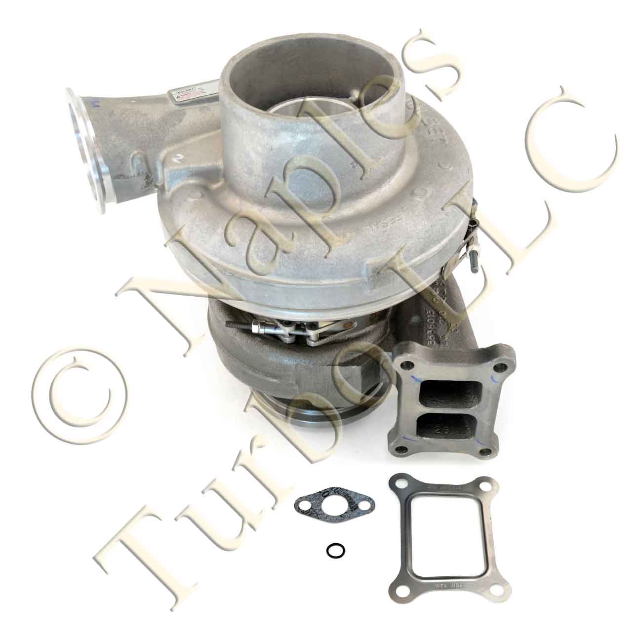 BLKPRO HT60 Turbocharger Turbo Set Holset 3537074 3804502 For Cummins M11 N14 T6 Flange